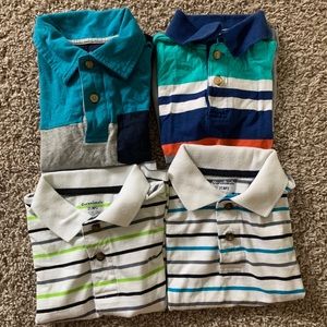 Assorted striped 3T polo bundle